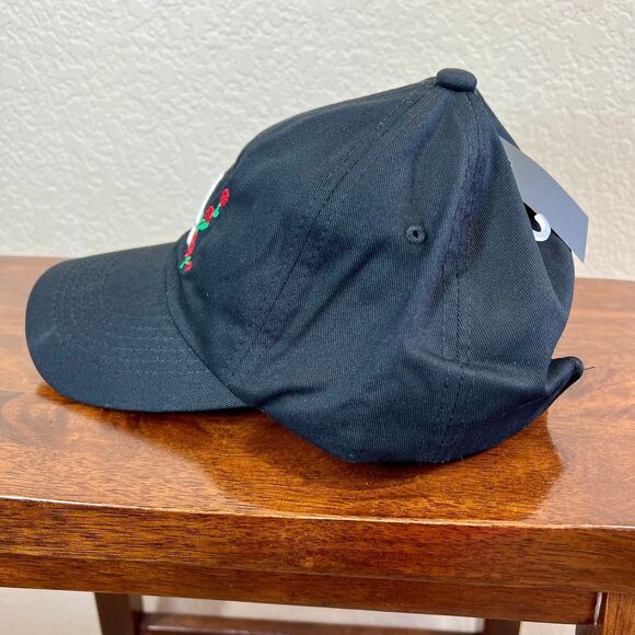 LA Black rose Baseball cap with adjustable Streetwear South City of Angels Y2K - Picture 11 of 15